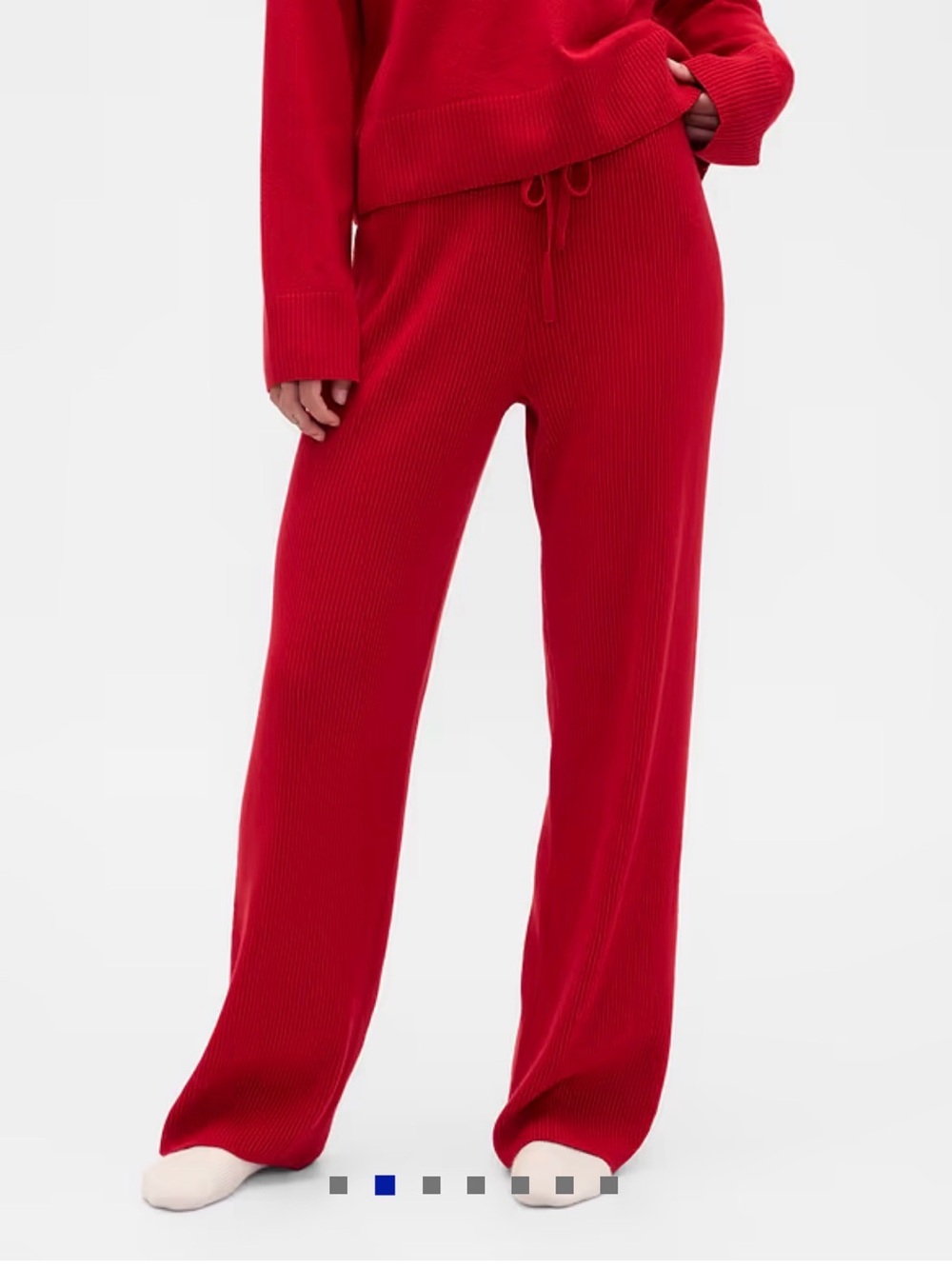 Gap womens cashsoft relaxed ribbed sweater Pants size small NWT